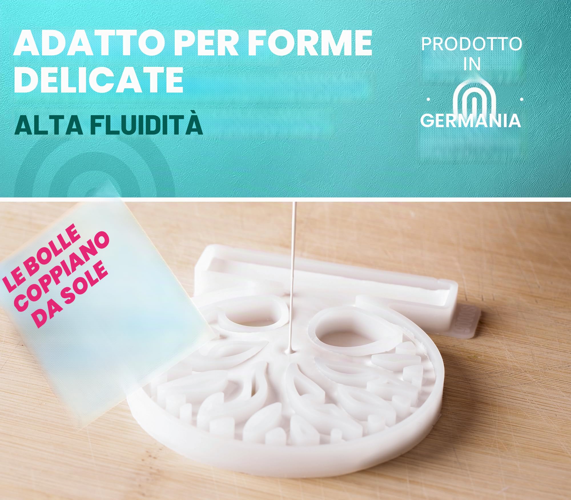 Keracraft Polvere di colata bianca 2 x 4,5 kg Colata in rilievo bianco per progetti creativi