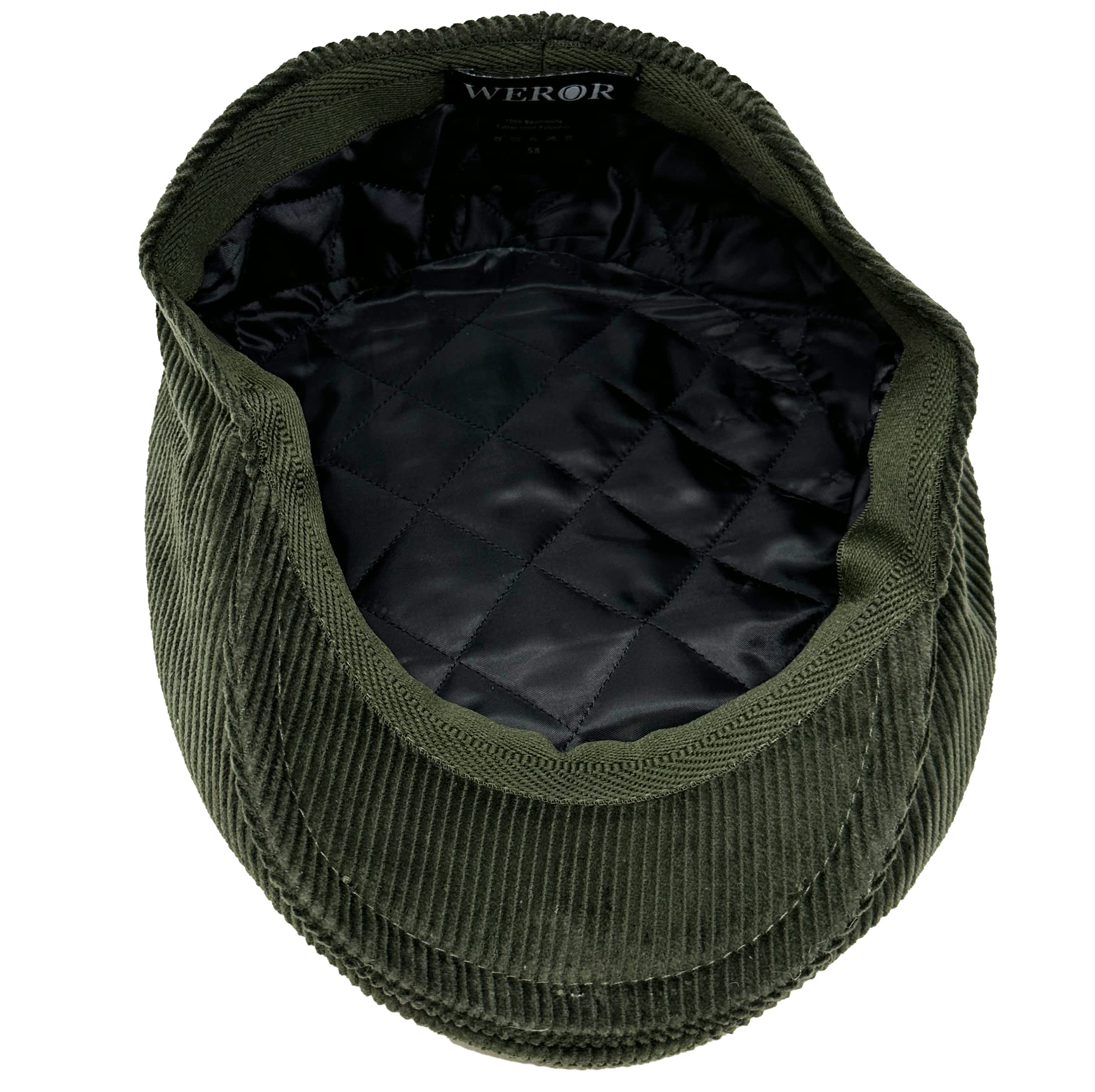 Schirmmütze Herren Schiebermütze Herrenmütze Newsboy Flat Cap Cord