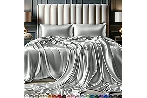 DECOLURE Satin Queen Sheets: Silky Solace for Sleep