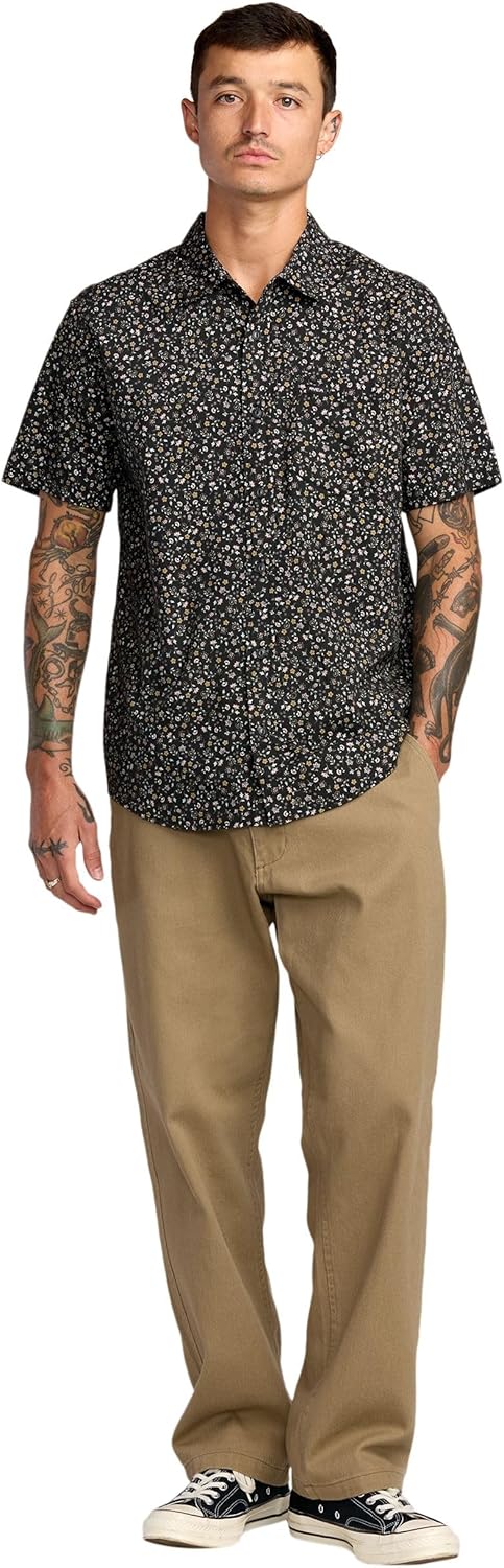 RVCA Men's Botanical Short Sleeve