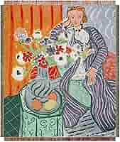 Amazon｜Henri Matisse アンリ・マティス「紫のローブとアネモネ