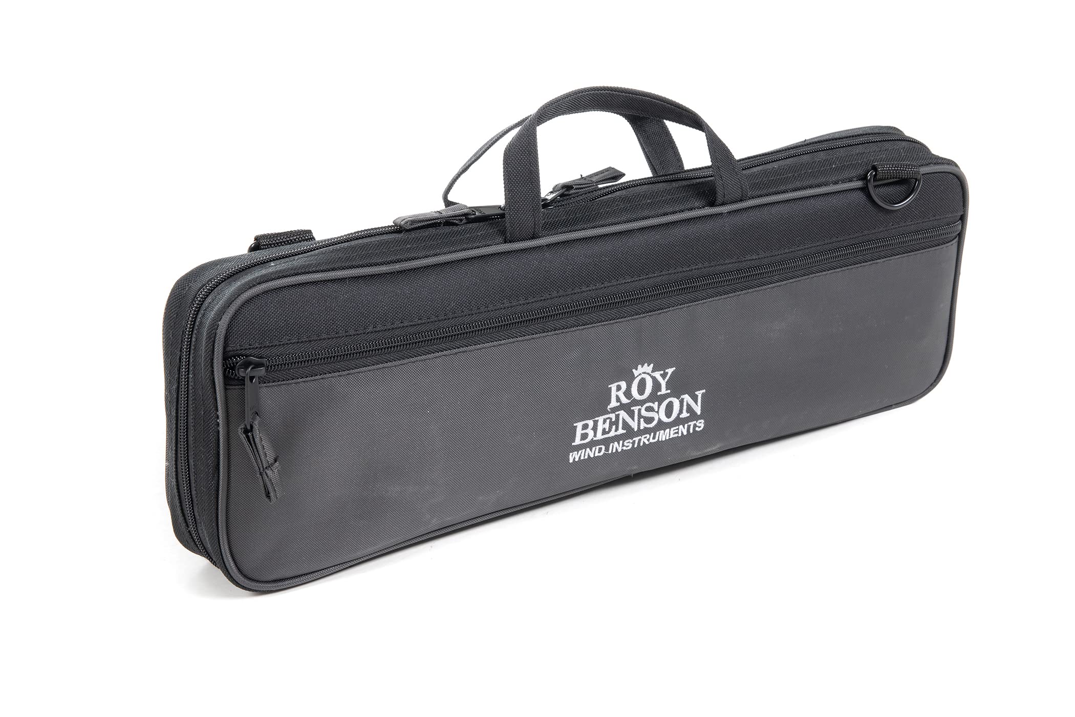 Roy Benson Flauta Travesera FL-402E2 (Diseño de cabeza doble, recta y curva, chapado en plata niquelada, incluye mecanismo E, Offset-G y accesorios de primera calidad, para flautistas ambiciosos)