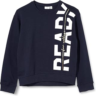 GUPPY KIDS Girl's Zkflita Ls Boxy Sweat Unb Sweatshirt