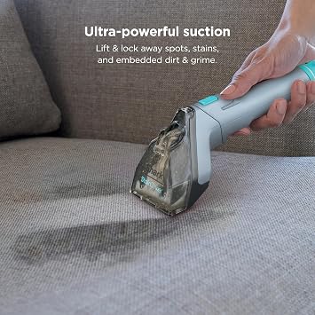 Shark StainStriker | Portable Carpet, Upholstery & Area Rug Cleaner | 4 Tools | Bonus Full-Size Solutions | Powerful Stain & Odor Remover | Deep Clean & OXY Solutions | Blue | PX202BRN