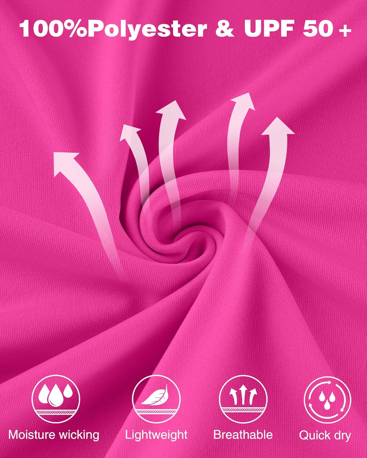 Boys UPF 50+ Rash Guard Swim Shirt, Kids Youth Long Sleeve Sun Protection UV Rashguard Shirts for Water Surfing Beach - Image 4