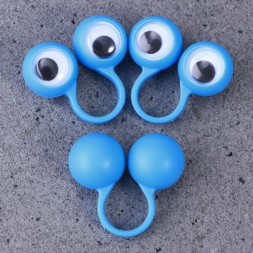 Miniatura 3 de Kisangel 12 anillos de ojo de marioneta para niños, niñas, divertidos espectáculos de premios para cumpleaños, fiesta de Pascua (color aleatorio)