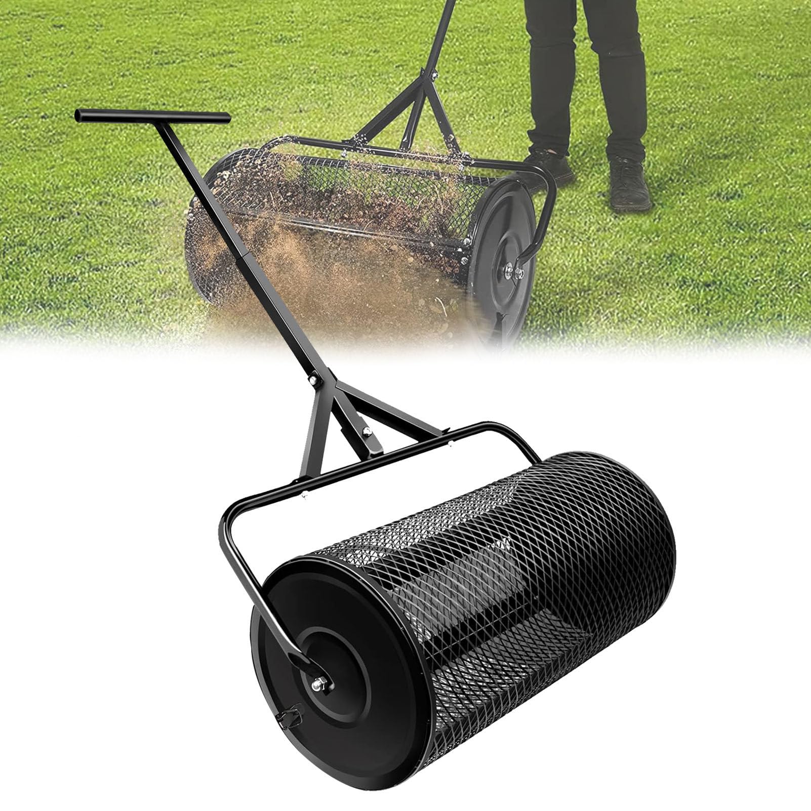Épandeur de fumier pour ensemencement des pelouses et soin du jardin