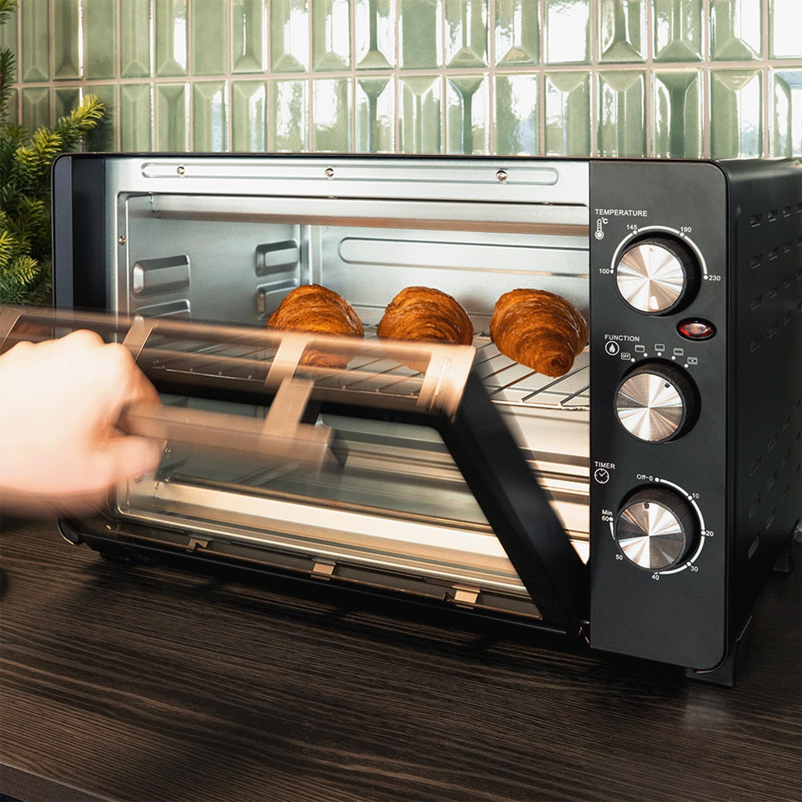 Mestic Camping Horno de convección MHO-130 30L