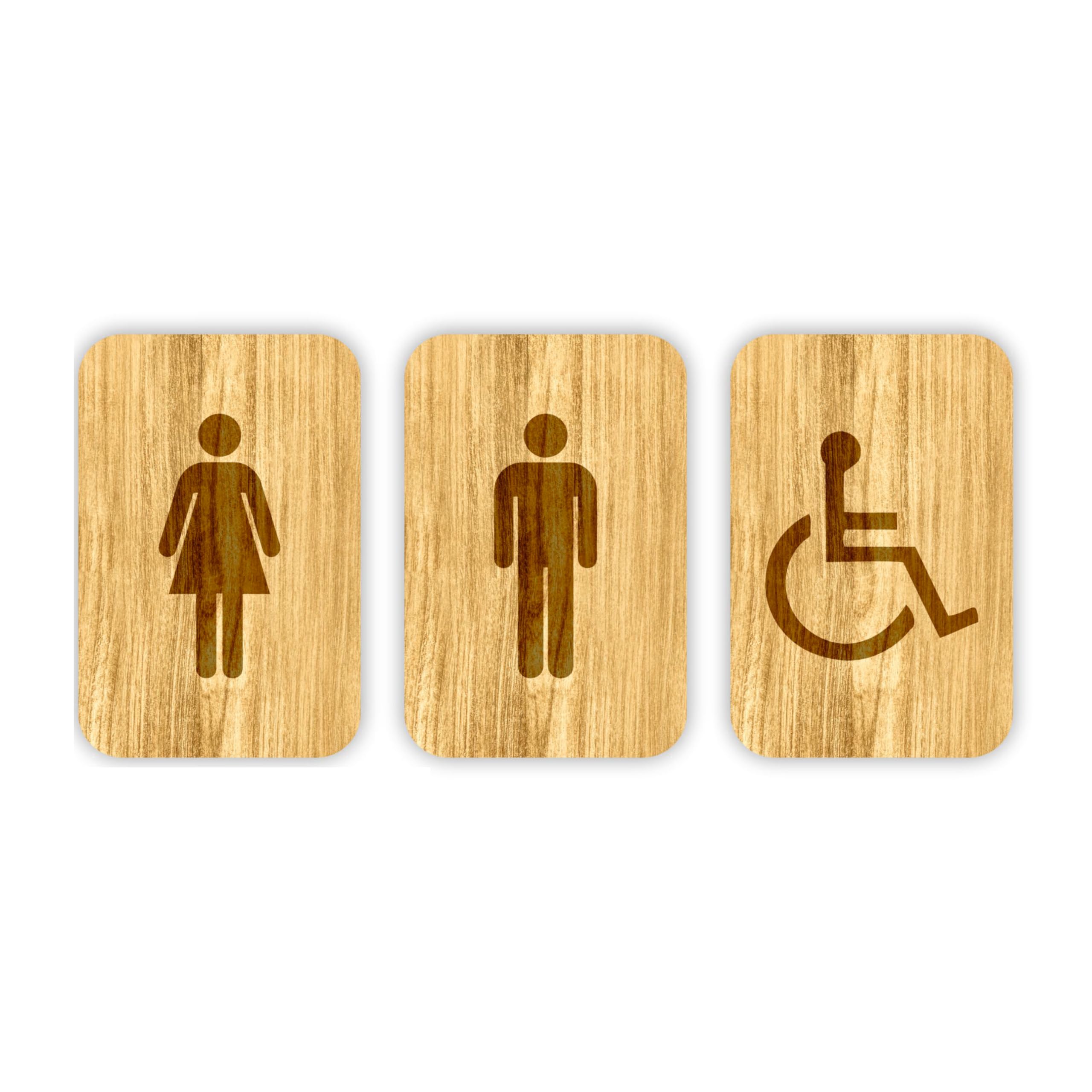 Metacrilato Pared Cartel 'Privat' En Madera Y Metacrilato - Señal Elegante Para Puertas O Paredes Con Adhesivo Incluido Metacrilato Negro