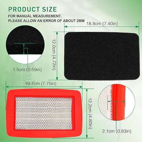 Vista 3 de RedMax ebz8500 ebz7500 ebz7100 filtro de aire 544271501 512654101Redmax ebz7500 piezas EBZ8000 EBZ8001 EBZ8050 EBZ8050RH EBZ8500RH Husqvarnn A 170B