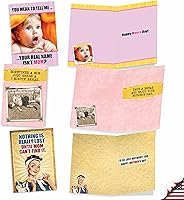 Vista 3 de NobleWorks - 10 tarjetas surtidas del día de la madre con sobres - Tarjetas divertidas en caja para mamá, madrastra, mujeres - Mamá siempre sabe