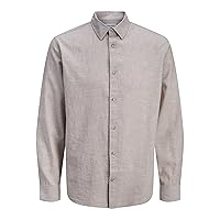 Jjesummer Linen Blend Shirt L/S SN, Stringa