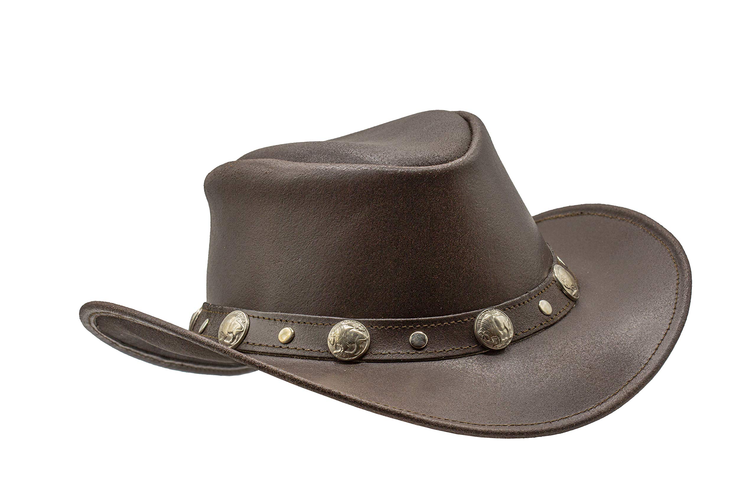 HADZAMUnisex Black Gold Cowboy Hat