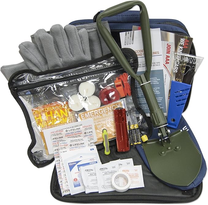 Kit de Seguridad Vial Lifeline 66 Piezas AAA Clima Severo miniatura 3