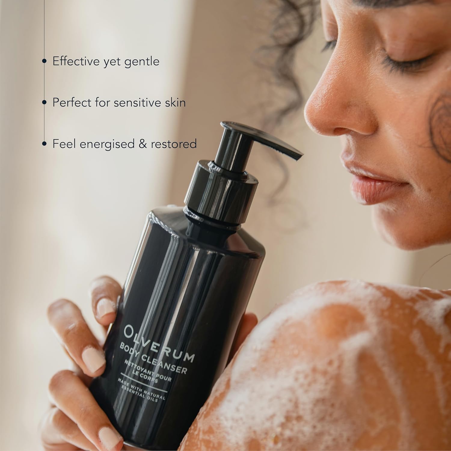 OLVERUM - Natural Body Cleanser | Clean, Vegan Skin Care (8.5 fl oz | 250 ml) - Image 4