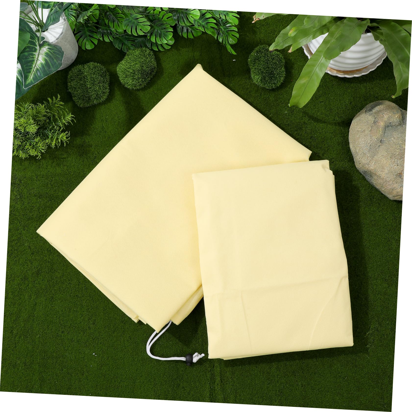 Toyvian 2 Stück Winter Frostschutz Pflanzenabdeckungen Kälteschutz für Gartenpflanzen Obstbäume und Blumen mit Kordelzug für Einfachen Einsatz