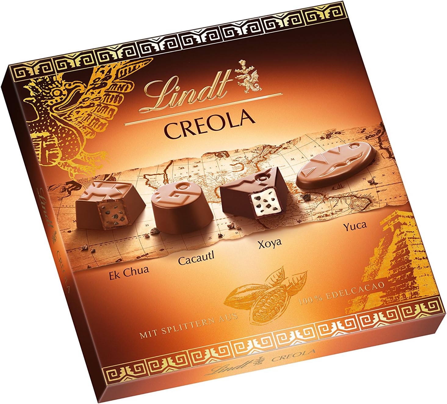 Lindt Creola Ek Chuah Cacautl Xoya Yuca Chocolate Pralines Box 165g