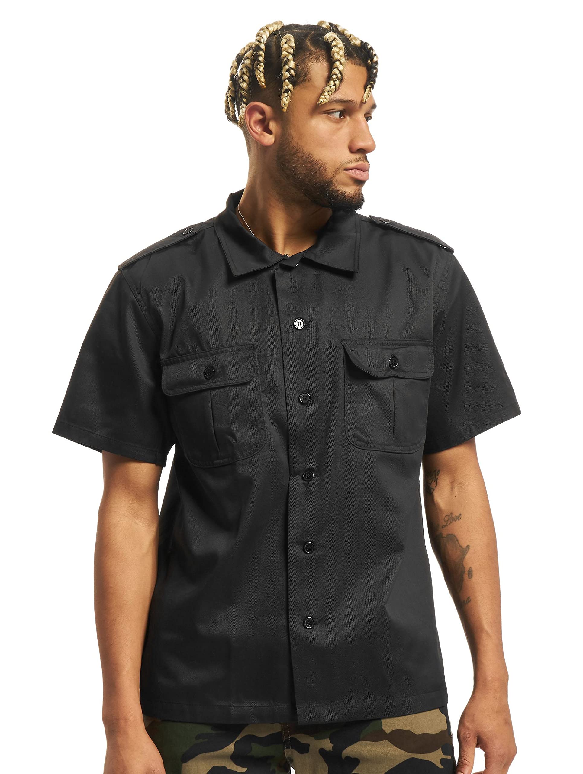 Brandit Brandit Us-Camiseta de Manga Corta Camisa para Hombre