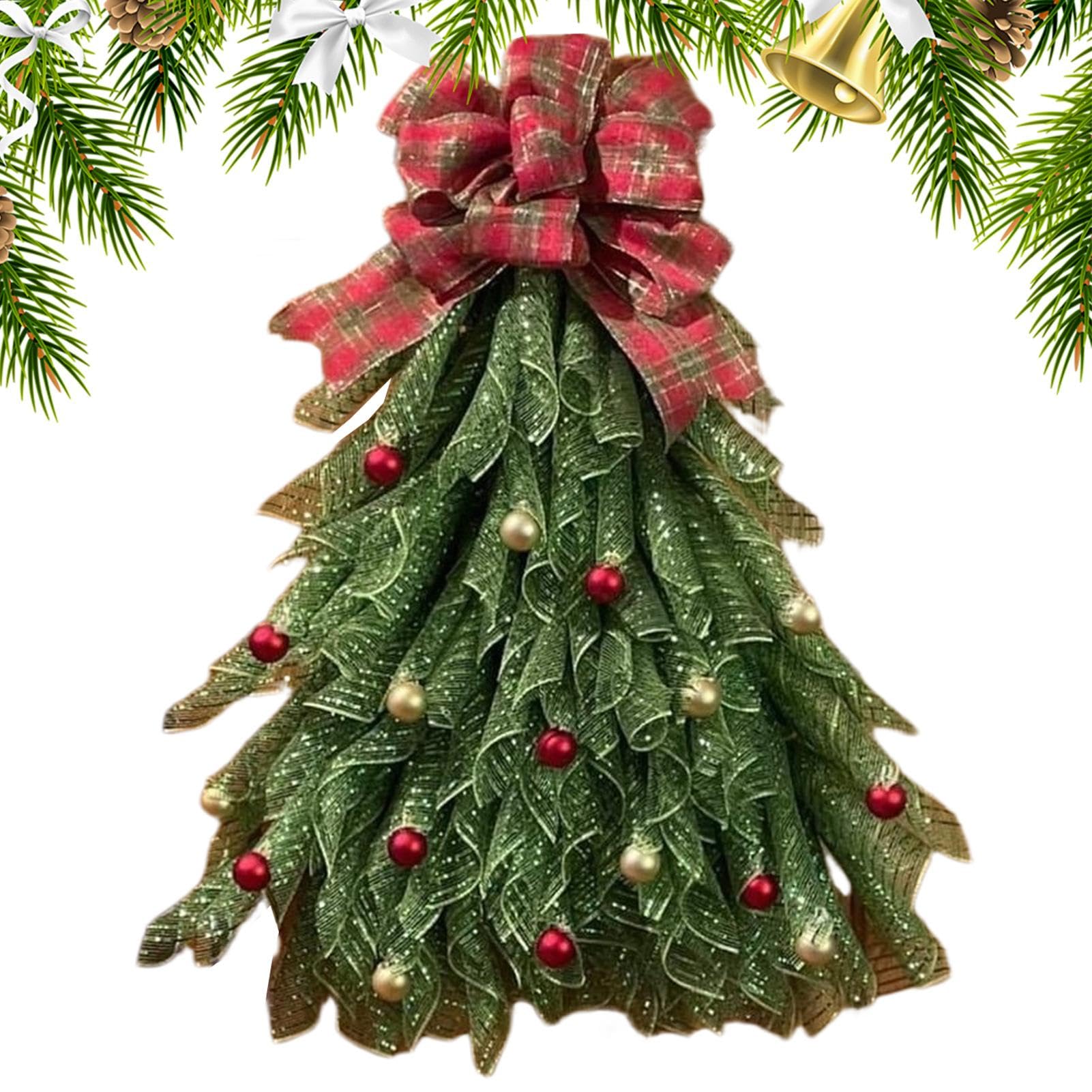 Couronne de Noël pour porte d'entrée accueillante et chaleureuse en hiver