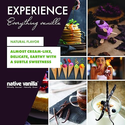 Miniatura 9 de Native Vanilla Granos de vainilla de Tahití de grado B 10 cápsulas enteras de extracto de alta calidad para chefs y hornear cocinar y hacer