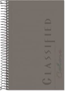TOPS Classified Business Notebook, 5.5 x 8.5-Inch, College Rule, 100 Sheets per Book, Graphite Plastic Cover (73507) - coolthings.us