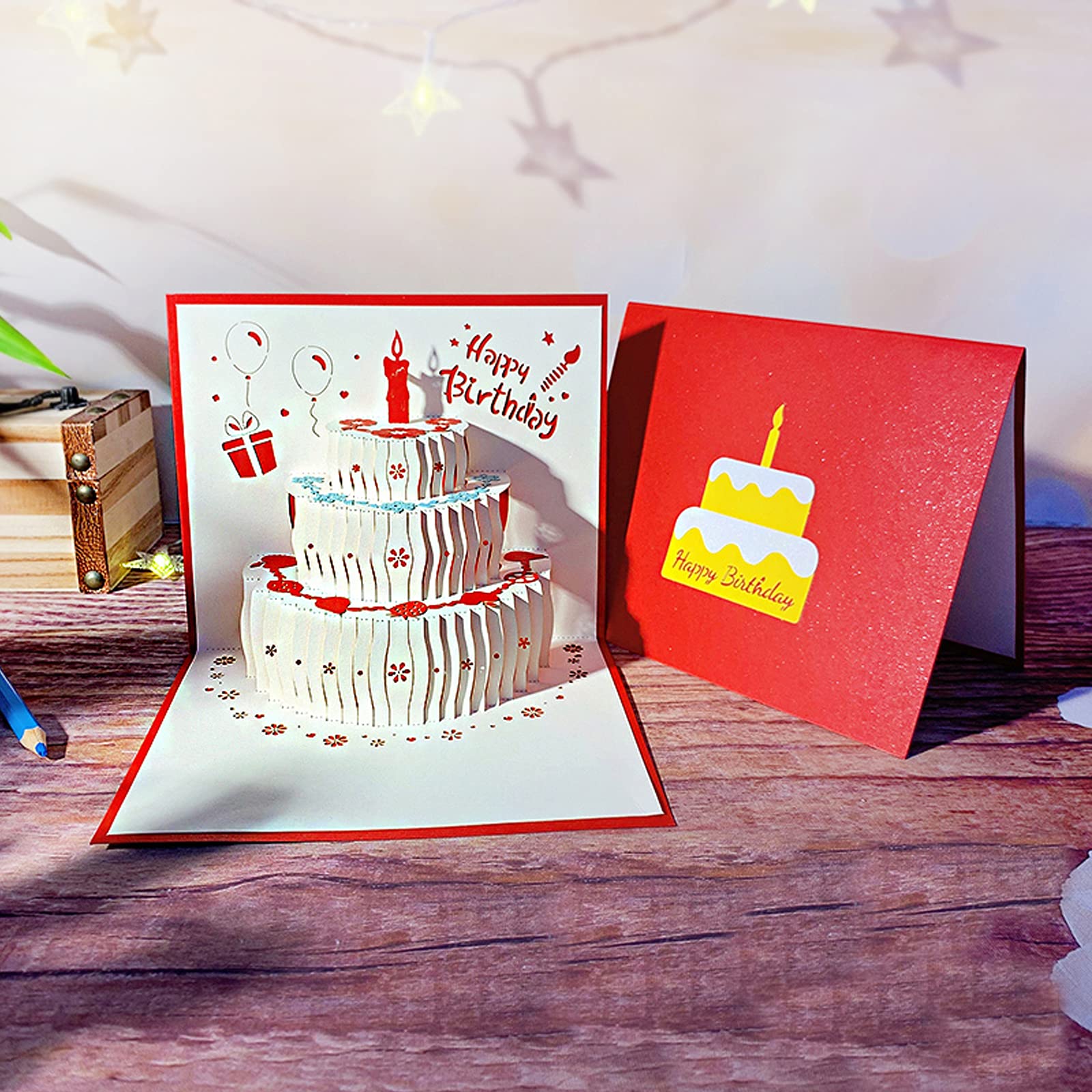 CARTE DE VŒUX - CARTE ANNIVERSAIRE - CARTE DE CORRESPONDANCE- -HOSI 3D