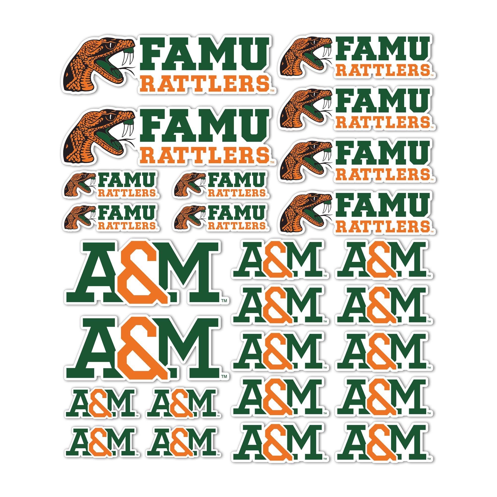 Sticker Florida A&M University durable pour ordinateur et auto