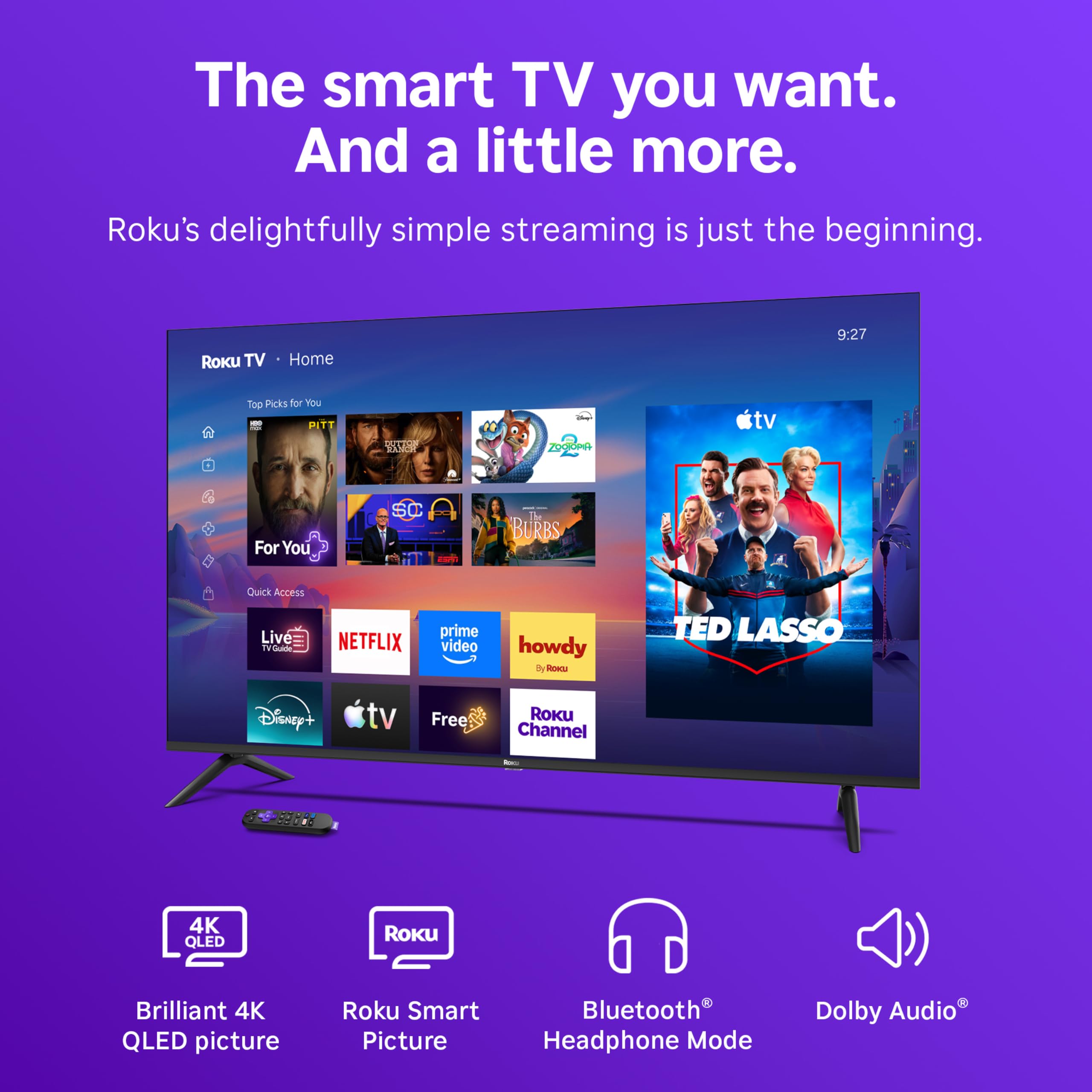 55-Inch 4K QLED Smart TV U82300