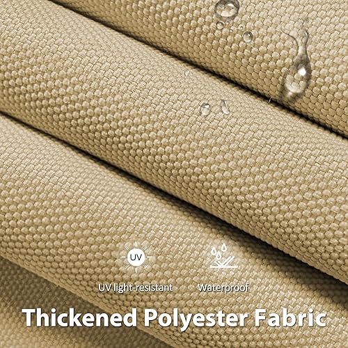 Miniatura 7 de MCombo Toldo de patio de 9.4 x 7.8 pies, tela de repuesto para toldos retráctiles de 9.9 x 7.8 pies (9.4 x 7.8 pies, beige)