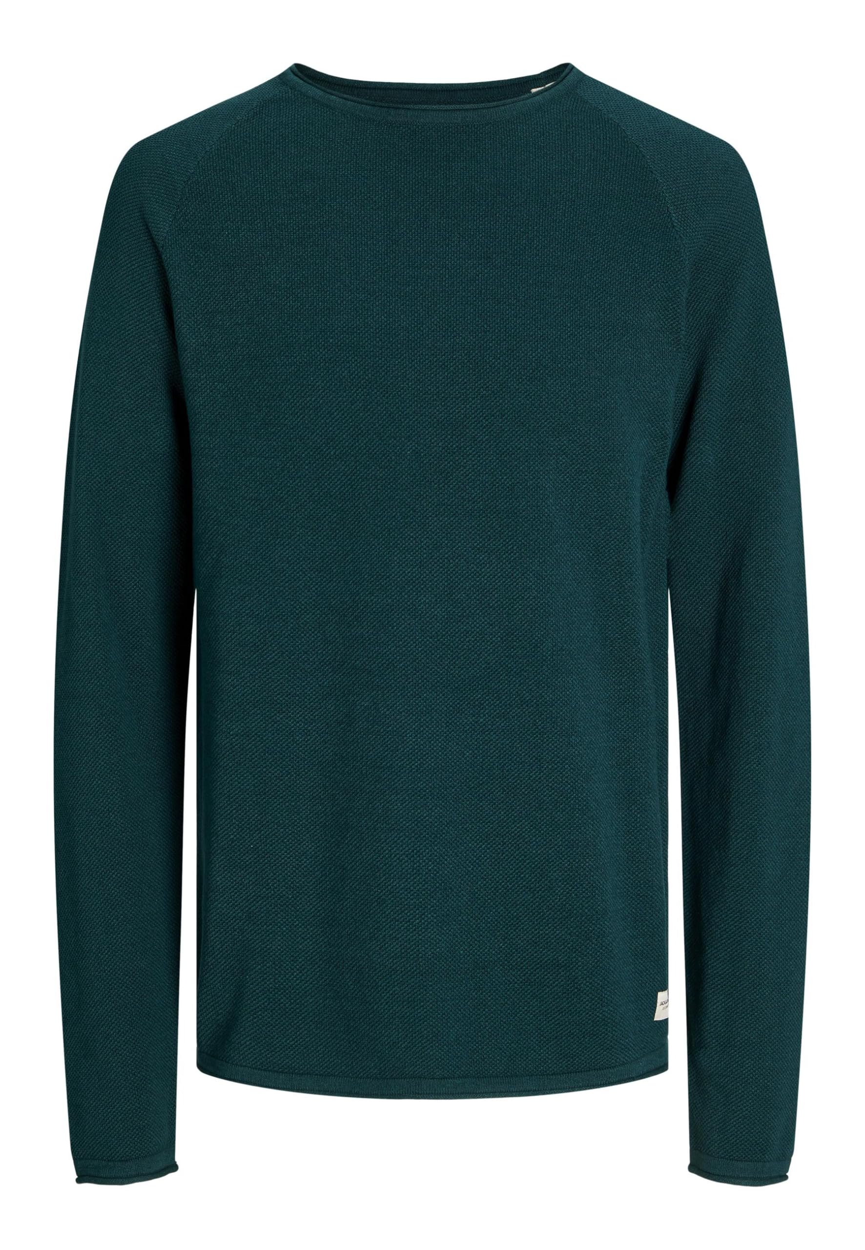 Jack And Jones Men's Jj Melange Sweater - Deep Teal - XS