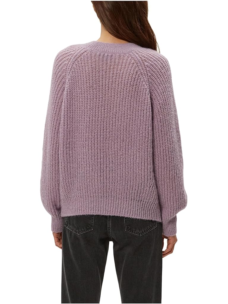Purple Michael Stars Indra Crew Neck Sweater