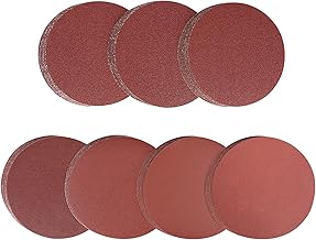 Sanding Discs 150 mm Mixed Grit 10 x 40/60/80/100/120/240/400 Sanding Paper 150 mm for Orbital Sander (70 Pieces)