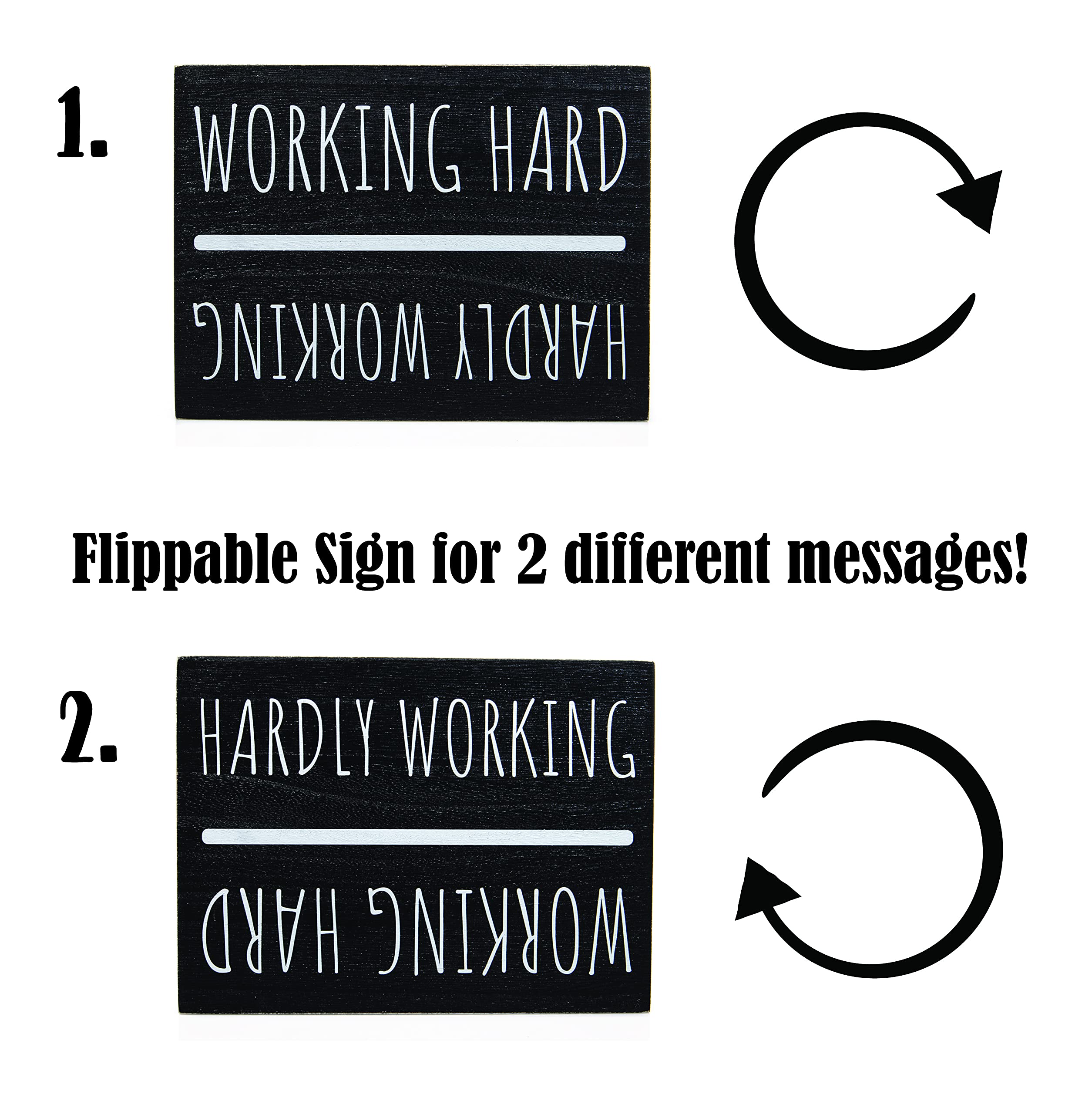 Office Desk Decor Funny Desk Accessories for Work Black and White