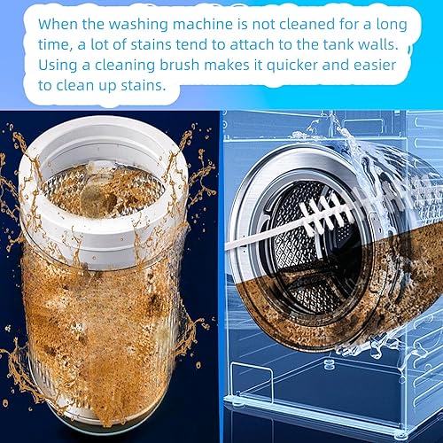 Miniatura 3 de Cepillo de limpieza para lavadora, cepillo para lavadora, limpiador de lavadora de carga frontal, limpiador de cepillo de carga para lavadora,
