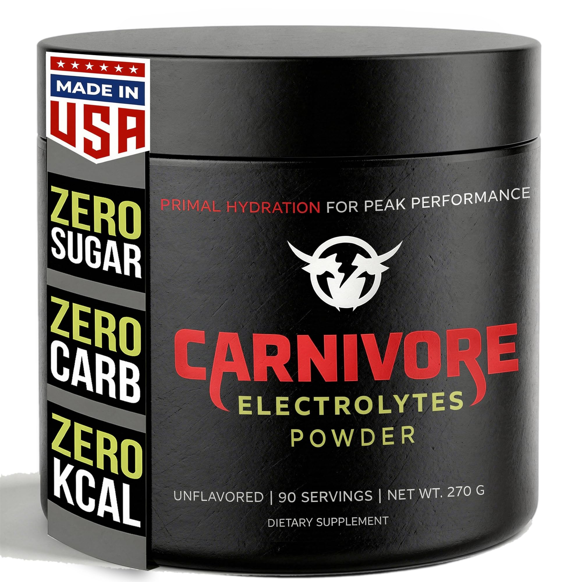 Keto Electrolytes Powder - Premium Hydration for Balanced Support and Optimal Energy - Zero Sugar, Zero Calorie Electrolyte Powder for Daily Use - 90 Servings (Unflavored)