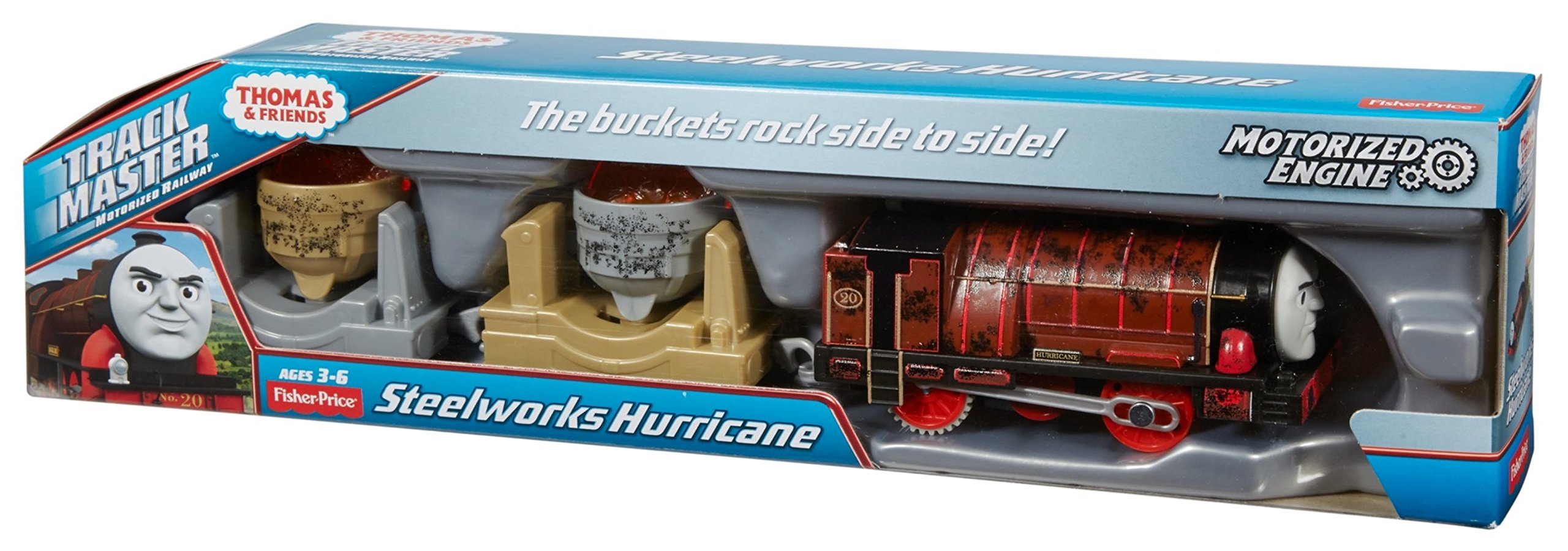 Thomas & Friends FBK18 Thomas and Friends Trackmaster Motorized Steelworks silnik Hurricane