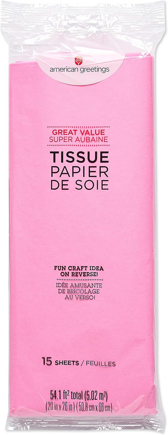 American Greetings White Tissue Paper (15-Sheets) : Everything Else