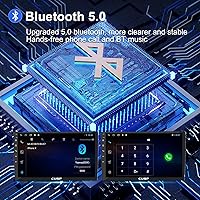 Vista 11 de CUSP 9 pulgadas HD Android coche estéreo Radio universal doble DIN con GPS inalámbrico Apple Carplay y Android Auto coche in-Dash Navegación