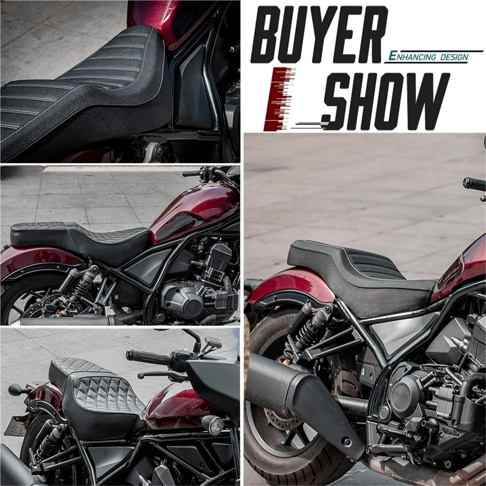 Poduszka Kufer Motocyklowy Pasuje do motocykla Honda Rebel CM CMX 1100 2021-2024 2023 Retro poduszka na siedzenie CM1100 CMX1100 pokrowiec tylne pasażera