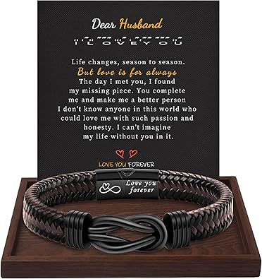 Inspirational Gifts for Men Morse Code Bracelets Mens Bracelets Graduation Gifts for Him Fathers Day Adjustable Leather Bracelet Motivational Birthday Annivesary Jewelry Stocking Stuffers for Men