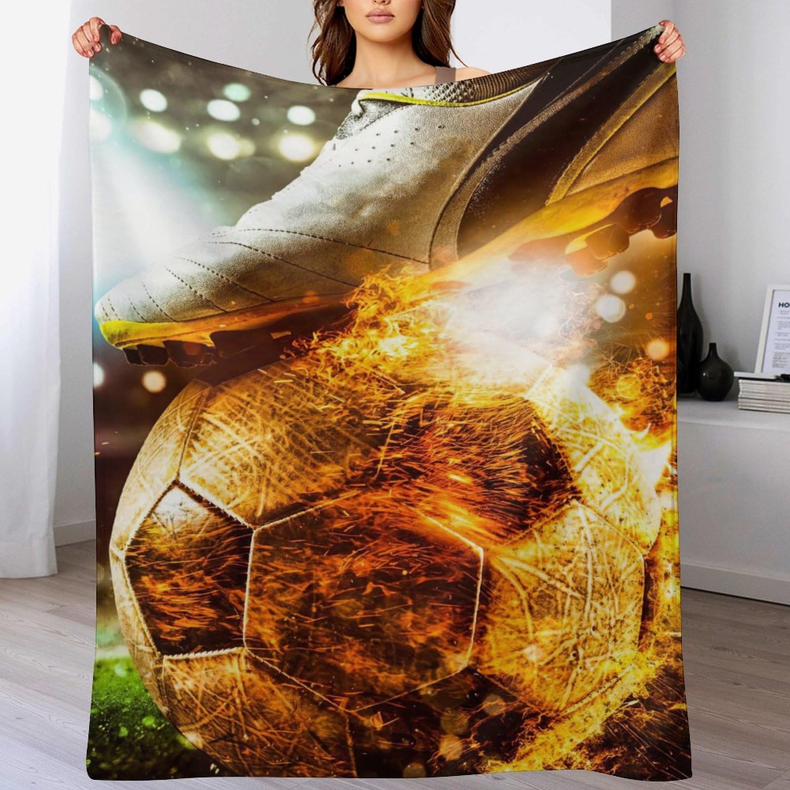 Couverture sport football pour vos soirées match cocooning