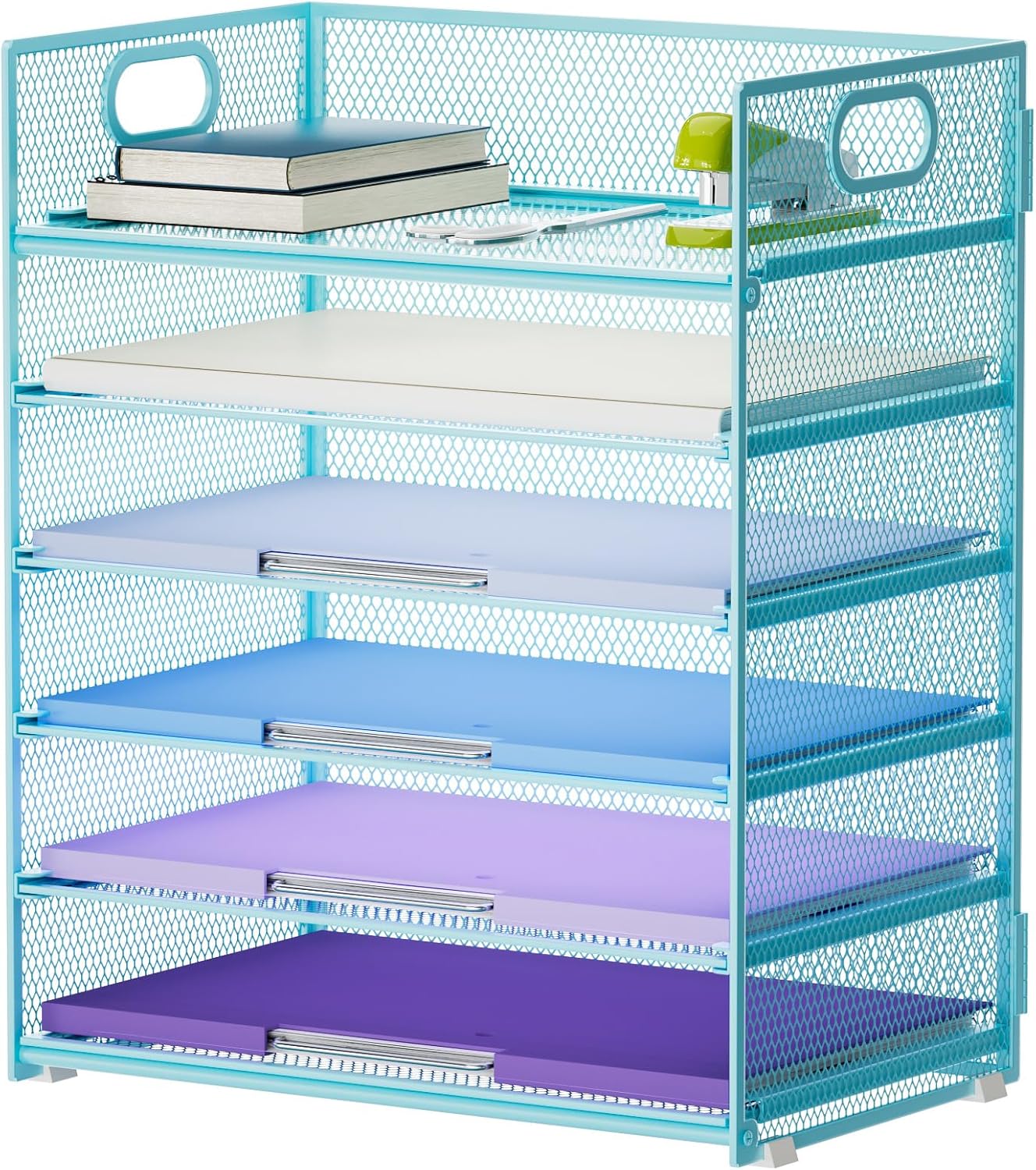 6 Tier - Blue