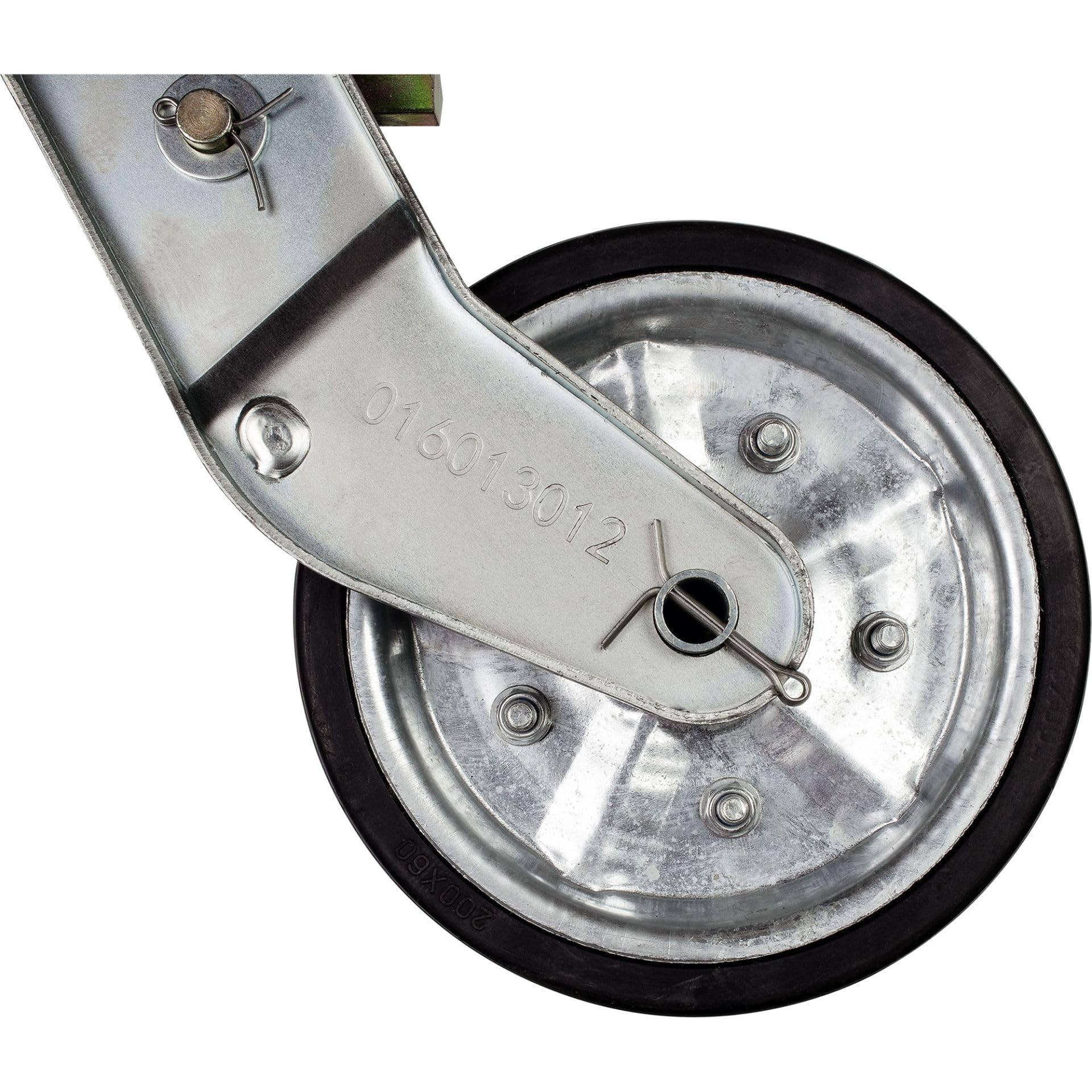 mb-m Stützrad 500KG Ø 60mm 200x50 erhöhte Tragfähigkeit für Anhänger | Bugrad | Schwerlast Stützrad