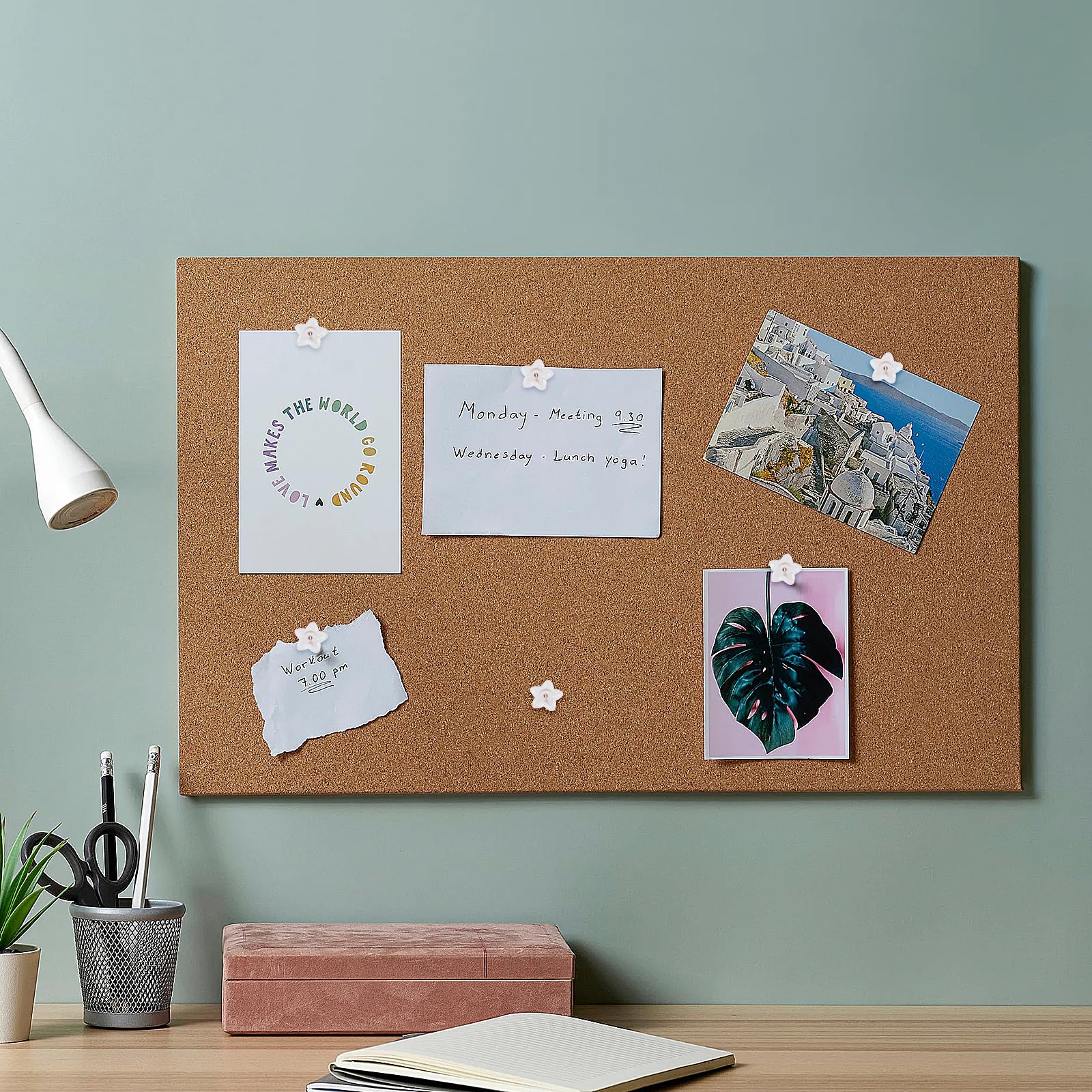 EIHI 300 Pièces Punaise Couleur,Punaise Murale,Punaise De Lit,punaises Tableau Liège, Brancher, Anti Punaises De Lit,pour Tableau D'affichage Mural Carte Du Monde