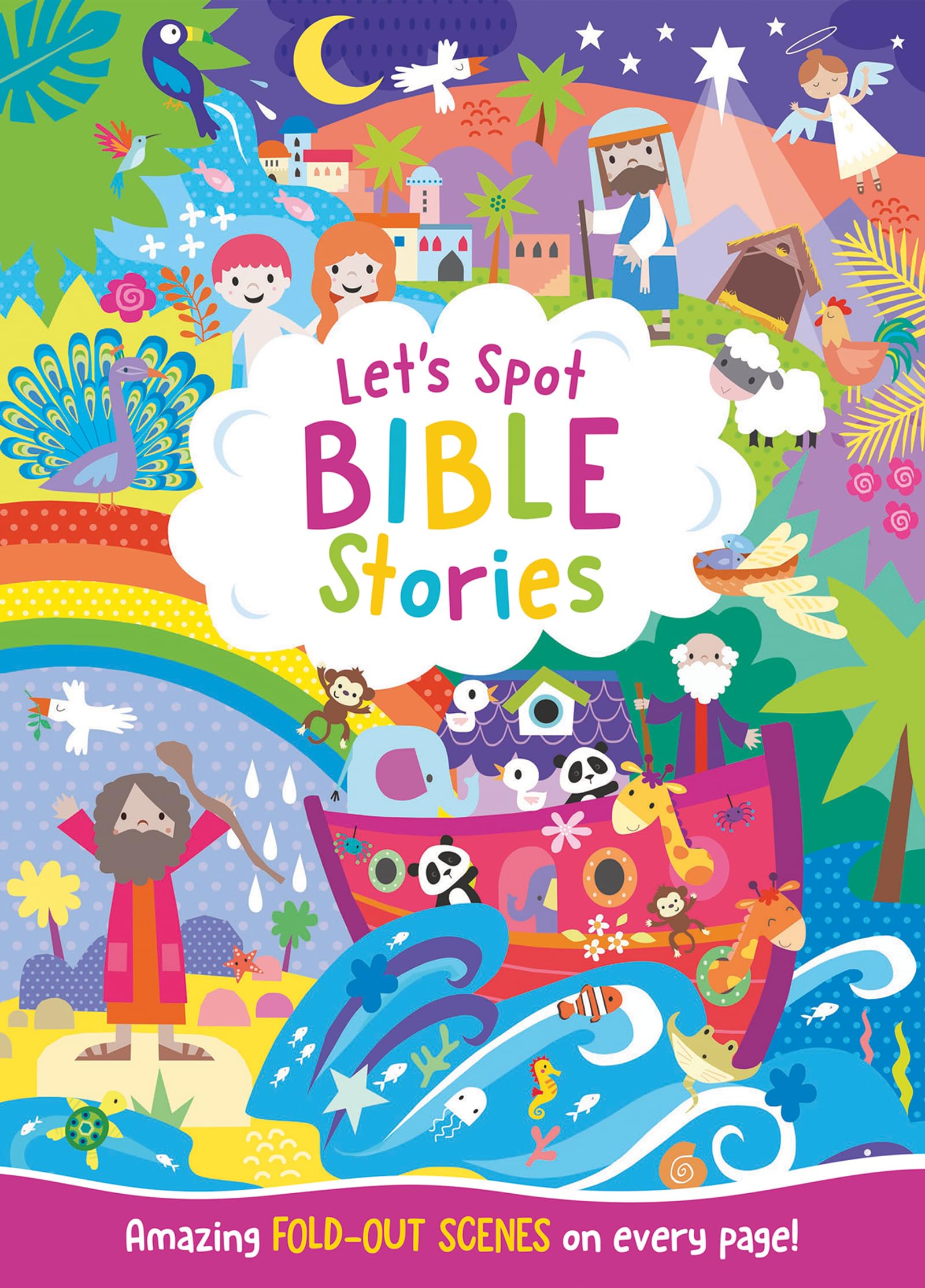 Let's Spot Bible Stories: An Interactive Seek and Find Bible Story Activity Book for Children Up to Age 6