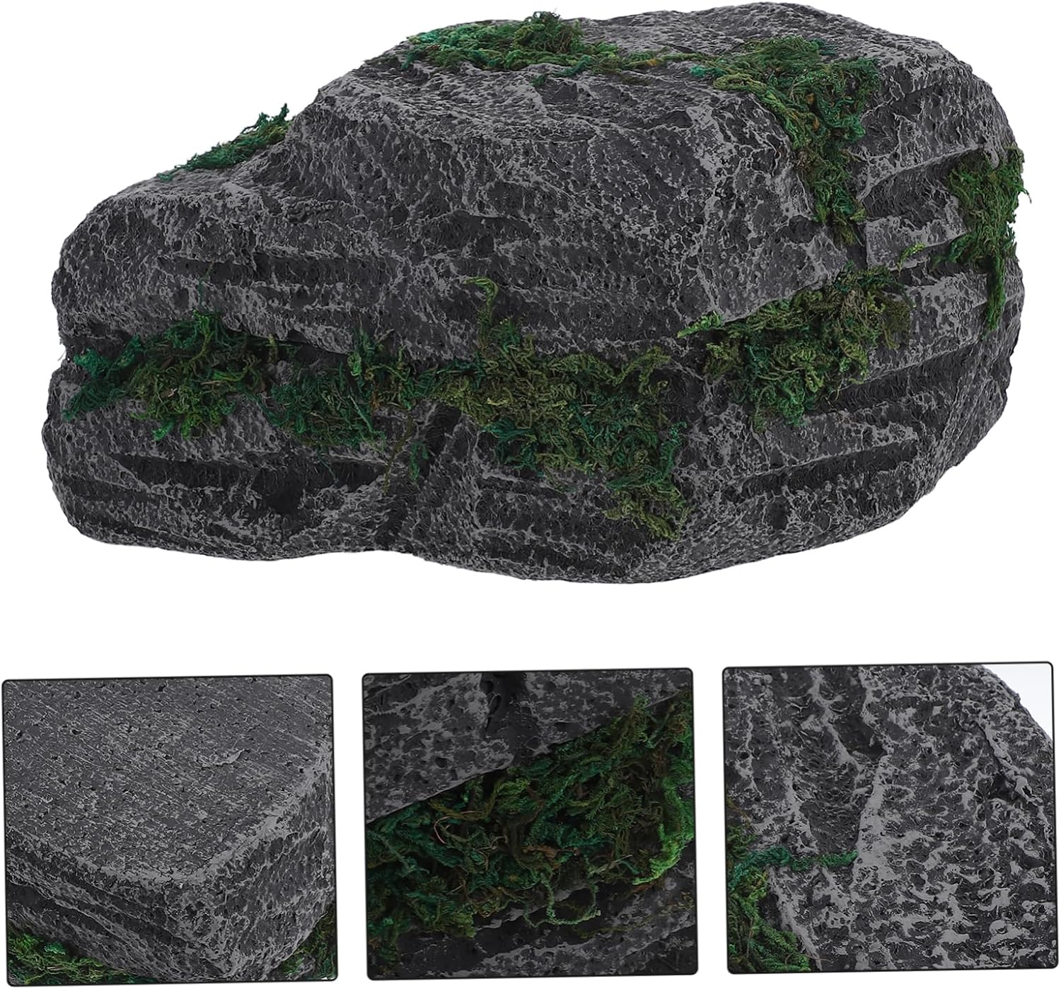 Cabilock Decorative Rock for Garden Landscape Artificial Stone Props Realistic Fake Rock Decor Scoop