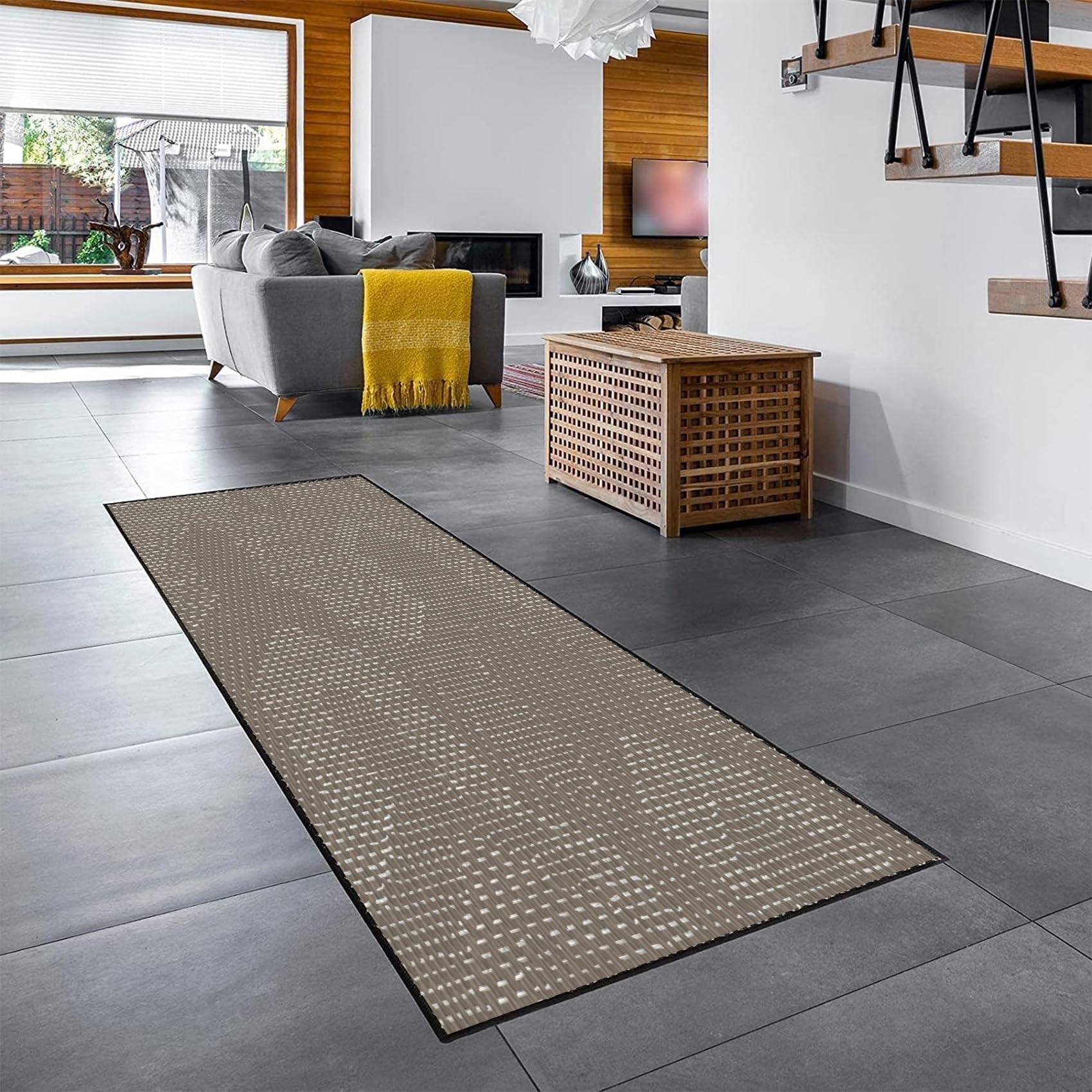 Tapis cuisine 40 x 430 cm idéal devant le plan de travail de la maison