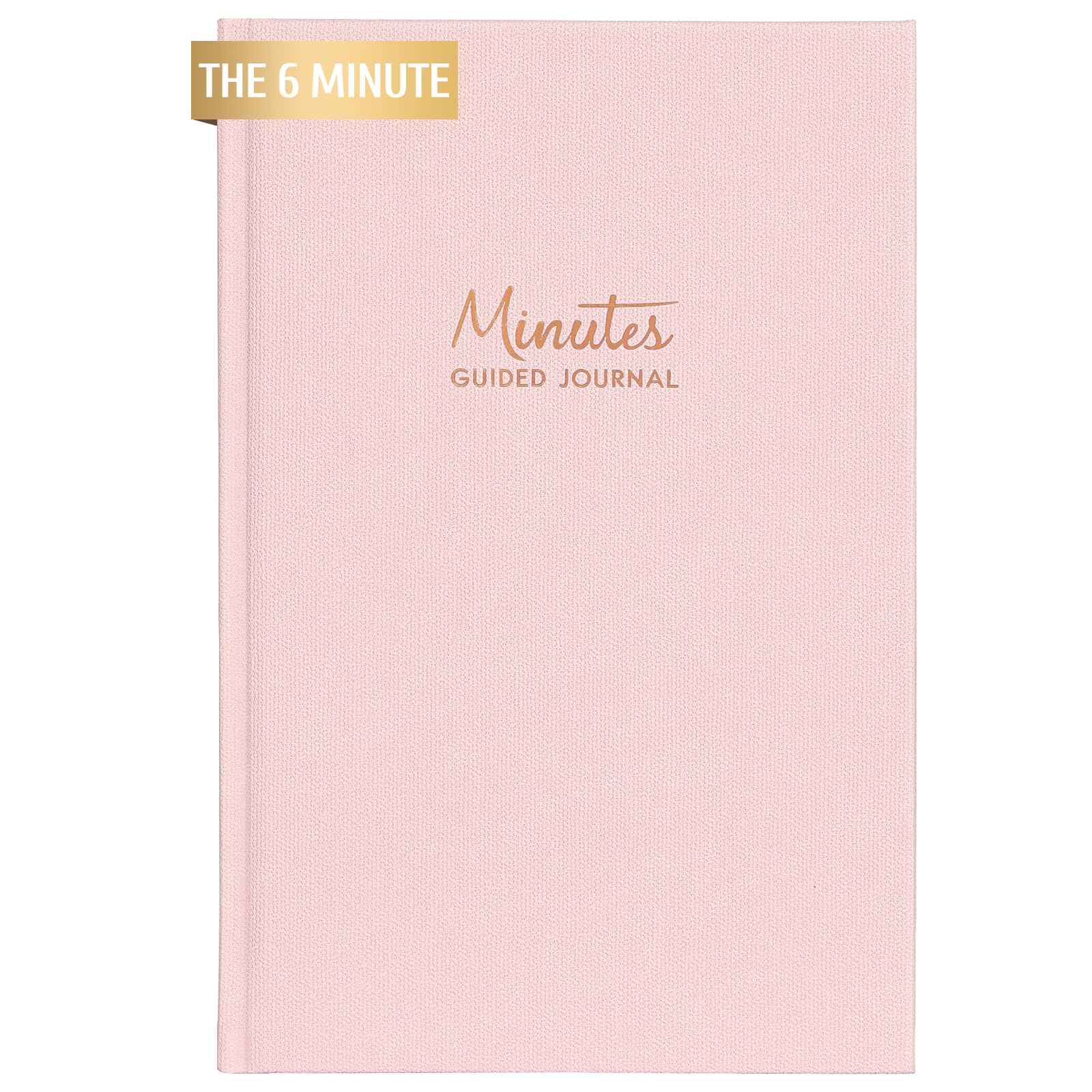 Gratitude Journal - The 6-Minute Diary, Daily Wellness Journal for Happiness, Undated weekly planners and organisers, Pink
