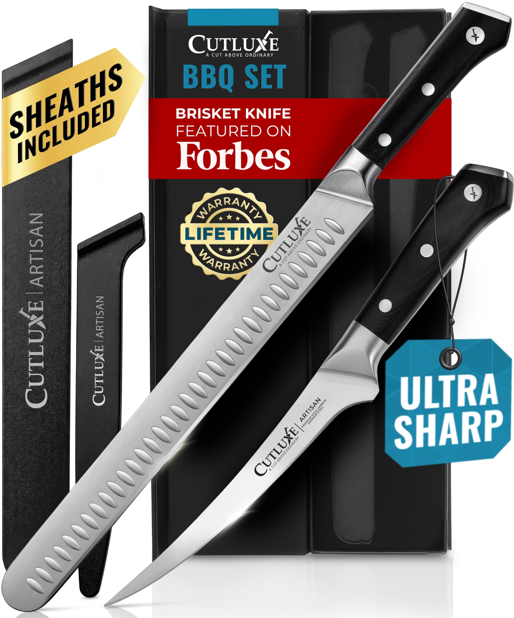 Cutluxe Boning Knife - 6" for Meat & Fish -9 Cutluxe Boning Knife - 6" for Meat & Fish -9