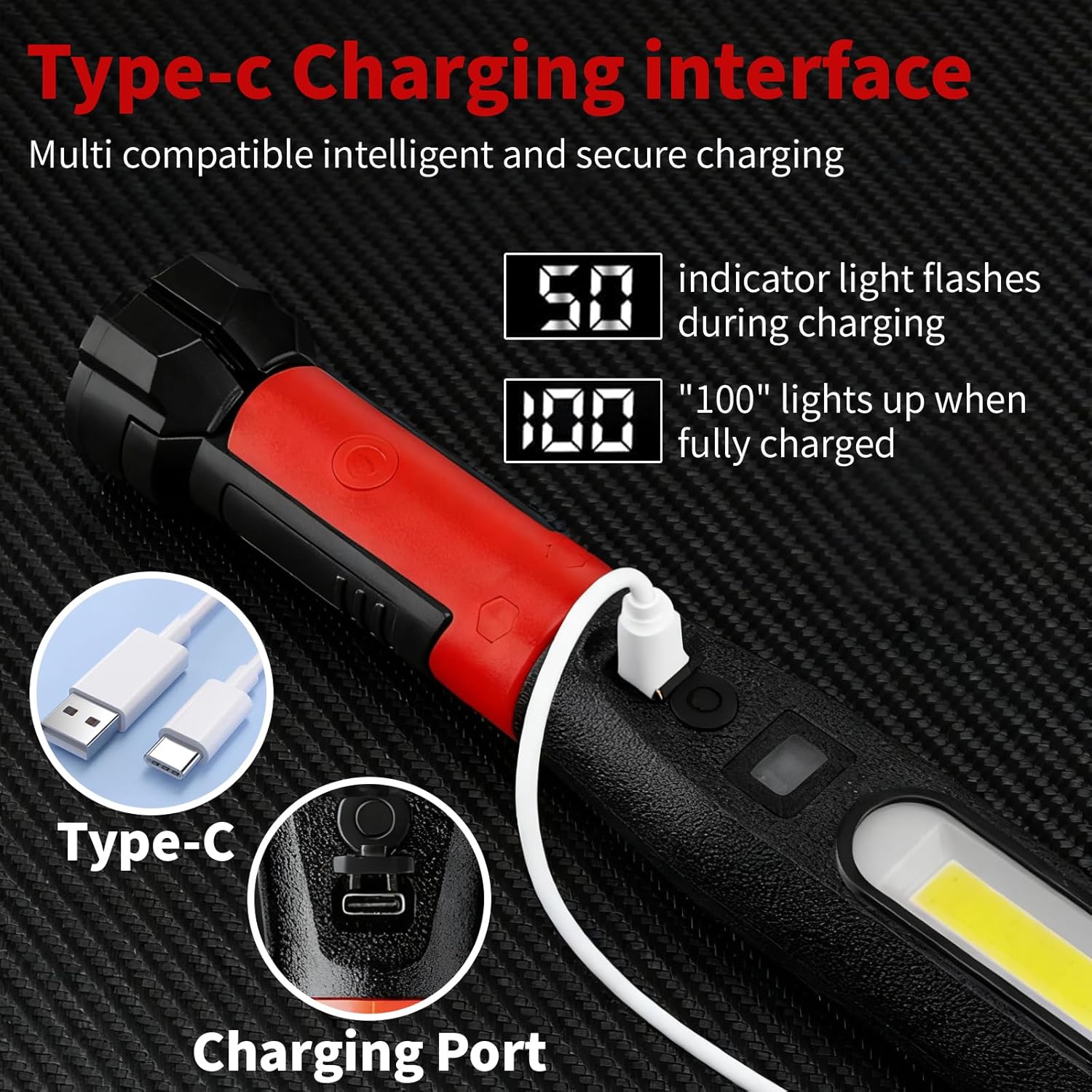 Upgraded Magnetic Work Light, 2026 New Rechargeable LED Work Light Bar, Under Hood Work Home Light Accessory Bar, Mechanic Light for Workshop Car Repairing Garage (1 Pcs)